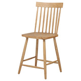 Andrews Light Ash Windsor Counter Height Dining Side Chair (Set of 2) by Coaster at Eve Furniture