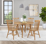 Andrews Light Ash Windsor Spindle Back Dining Side Chair (Set of 2) by Coaster at Eve Furniture