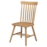 Andrews Light Ash Windsor Spindle Back Dining Side Chair (Set of 2) by Coaster at Eve Furniture