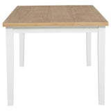 Andrews Light Ash/White 66-inch Rectangular Dining Table by Coaster at Eve Furniture