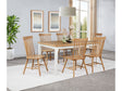 Andrews Light Ash/White 7-piece Rectangular Dining Set by Coaster at Eve Furniture
