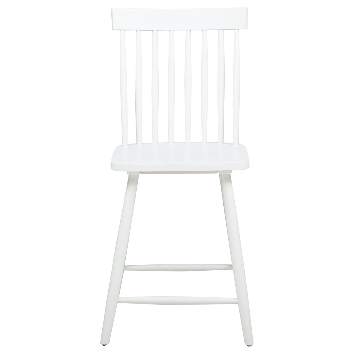 Andrews White Windsor Counter Height Dining Side Chair (Set of 2) by Coaster at Eve Furniture