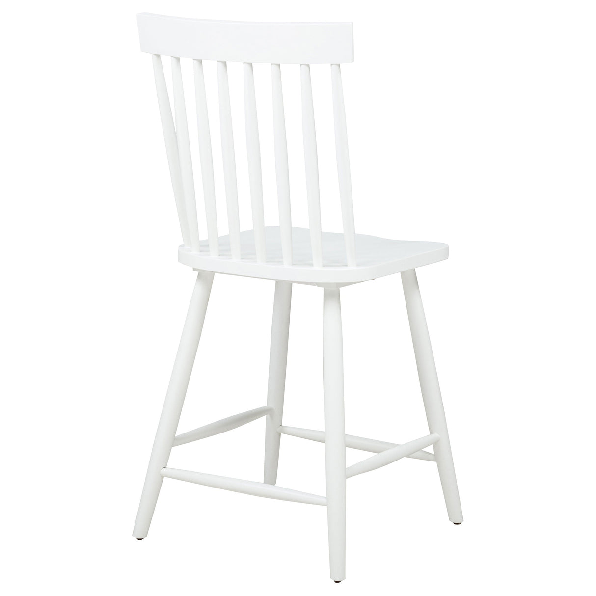 Andrews White Windsor Counter Height Dining Side Chair (Set of 2) by Coaster at Eve Furniture