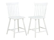 Andrews White Windsor Counter Height Dining Side Chair (Set of 2) by Coaster at Eve Furniture