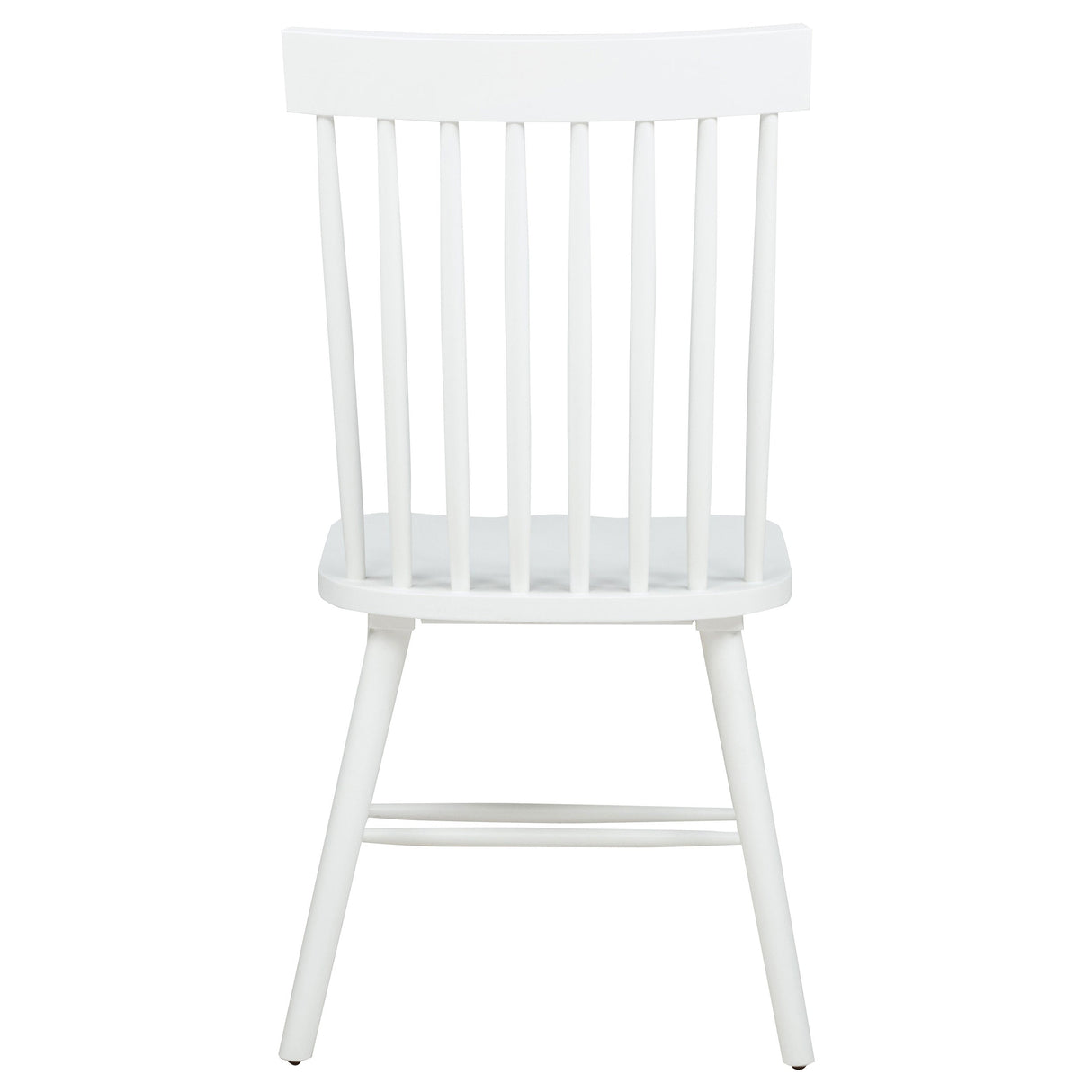 Andrews White Windsor Spindle Back Dining Side Chair (Set of 2) by Coaster at Eve Furniture