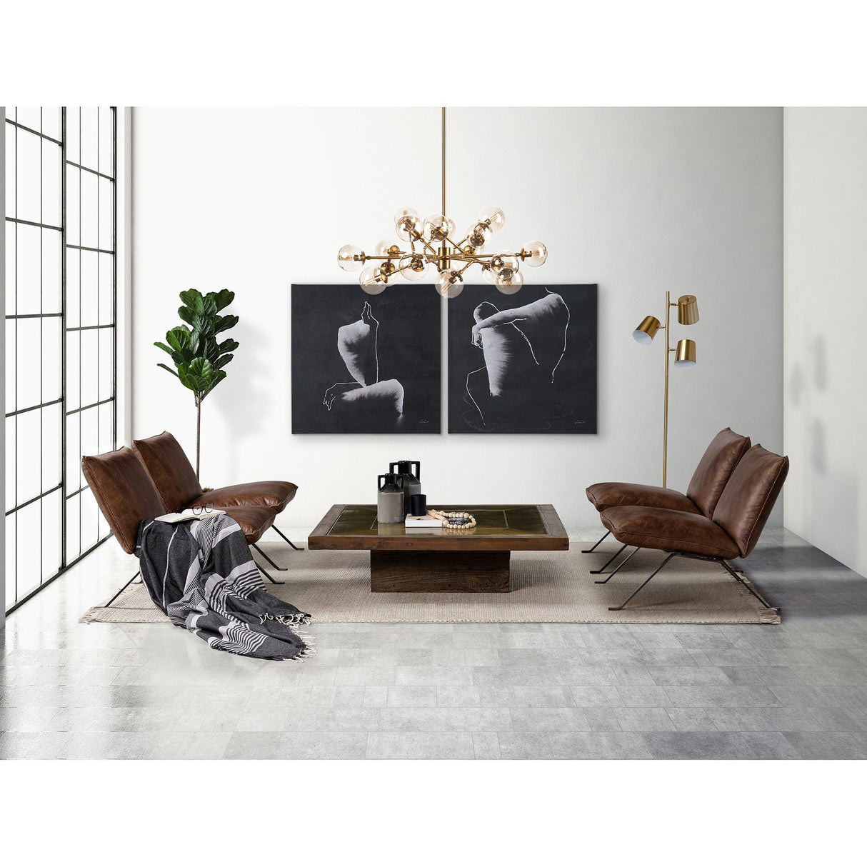 Andromedae I by Melody. D a Hand Embellished Textured Canvas by Mercana at Eve Furniture