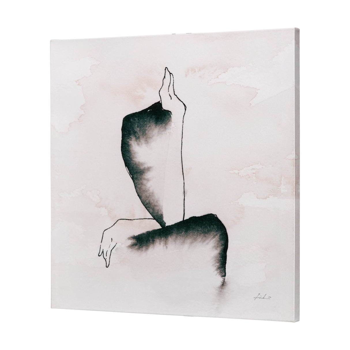 Andromedae Light I by Melody. D a Hand Embellished Textured Canvas by Mercana at Eve Furniture