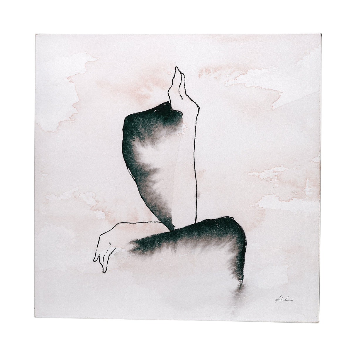 Andromedae Light I by Melody. D a Hand Embellished Textured Canvas by Mercana at Eve Furniture