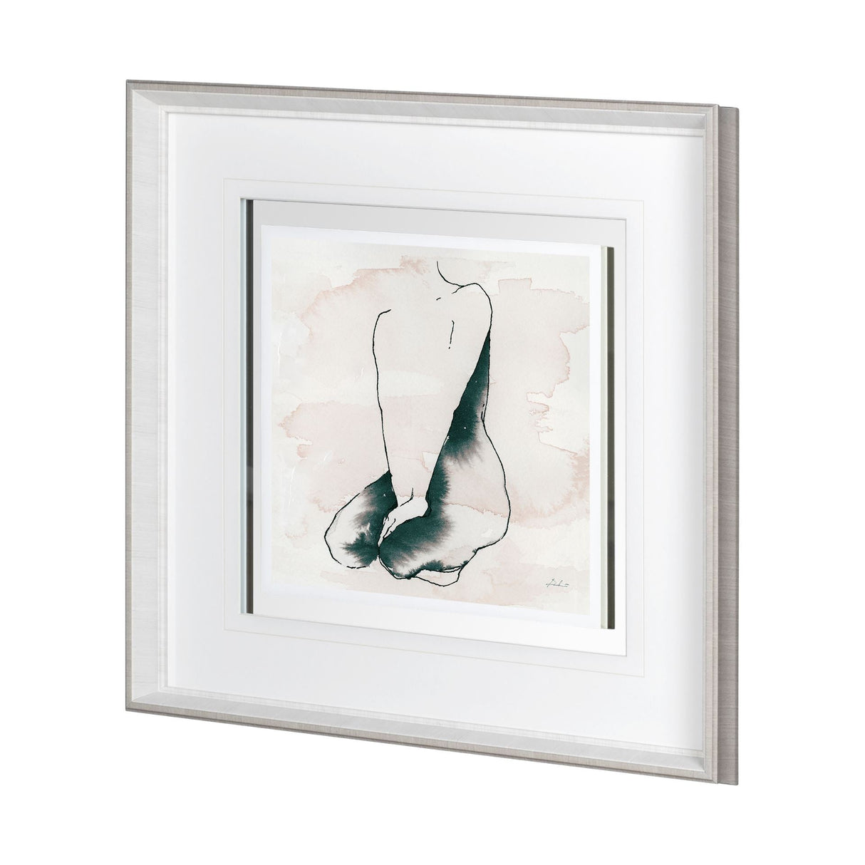 Andromedae Light VI by Melody D a Hand Embellished Textured Framed Art Print Matted under Glass by Mercana at Eve Furniture