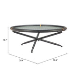 Aneis Black Coffee Table by Zuomod at Eve Furniture