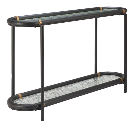 Aneis Black Console Table by Zuomod at Eve Furniture