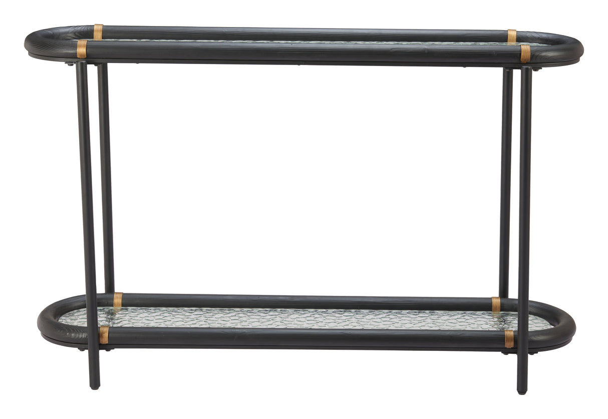 Aneis Black Console Table by Zuomod at Eve Furniture