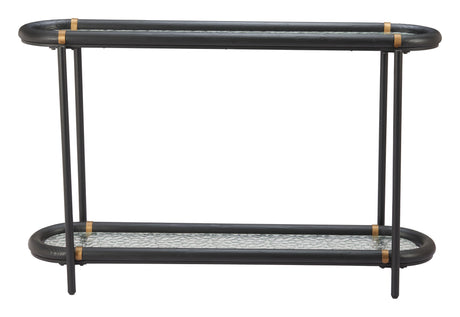 Aneis Black Console Table by Zuomod at Eve Furniture