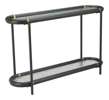 Aneis Black Console Table by Zuomod at Eve Furniture