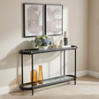 Aneis Black Console Table by Zuomod at Eve Furniture