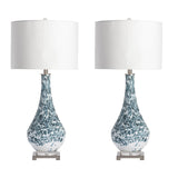 Anel Blue Table Lamp (Set of 2) by Crestview at Eve Furniture