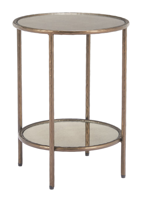 Anelli Bronze Side Table by Zuomod at Eve Furniture