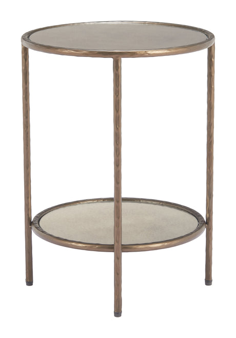 Anelli Bronze Side Table by Zuomod at Eve Furniture