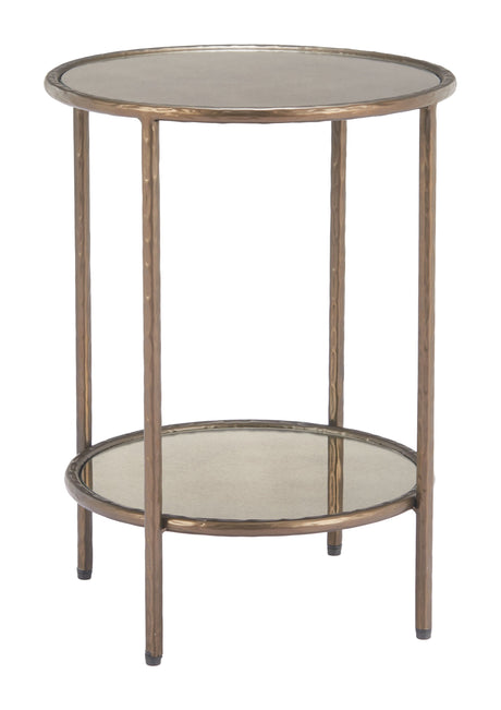 Anelli Bronze Side Table by Zuomod at Eve Furniture