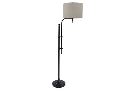 Anemoon Black Floor Lamp by Ashley at Eve Furniture