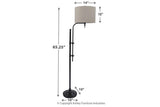 Anemoon Black Floor Lamp by Ashley at Eve Furniture