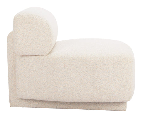 Anese Multigrain Beige Accent Chair by Zuomod at Eve Furniture