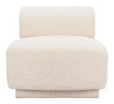 Anese Multigrain Beige Accent Chair by Zuomod at Eve Furniture