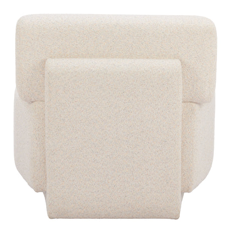 Anese Multigrain Beige Accent Chair by Zuomod at Eve Furniture