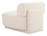 Anese Multigrain Beige Accent Chair by Zuomod at Eve Furniture