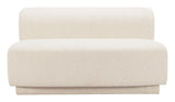 Anese Multigrain Beige Loveseat by Zuomod at Eve Furniture