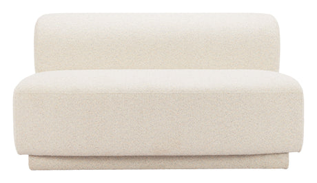 Anese Multigrain Beige Loveseat by Zuomod at Eve Furniture