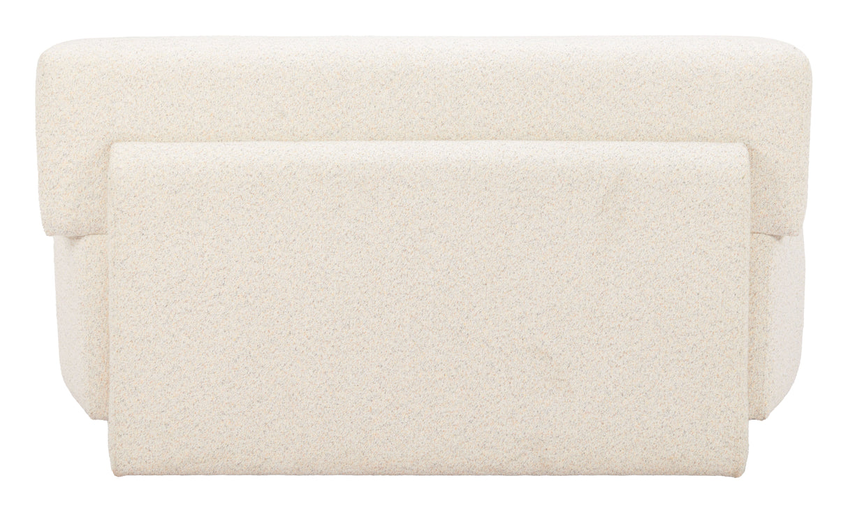 Anese Multigrain Beige Loveseat by Zuomod at Eve Furniture