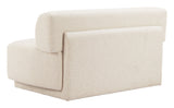 Anese Multigrain Beige Loveseat by Zuomod at Eve Furniture