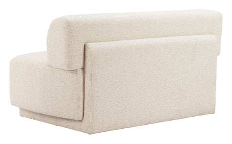 Anese Multigrain Beige Loveseat by Zuomod at Eve Furniture
