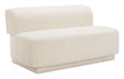 Anese Multigrain Beige Loveseat by Zuomod at Eve Furniture