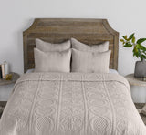 Anessa Taupe Quilt Collection by Classic Home at Eve Furniture