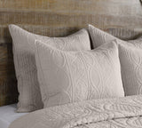 Anessa Taupe Quilt Collection by Classic Home at Eve Furniture