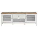 Angela Brown and White 3-piece Entertainment Center With 67" TV Stand by Coaster at Eve Furniture