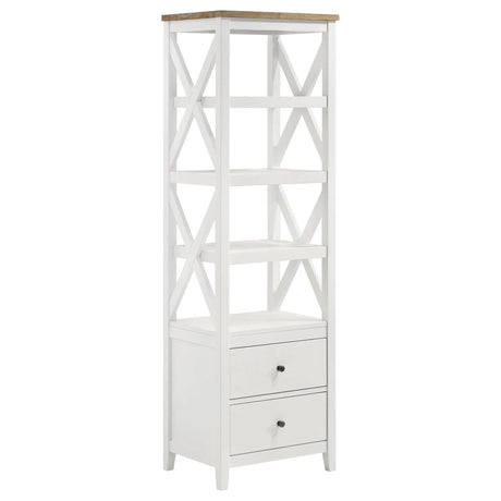 Angela Brown and White 3-piece Entertainment Center With 67" TV Stand by Coaster at Eve Furniture