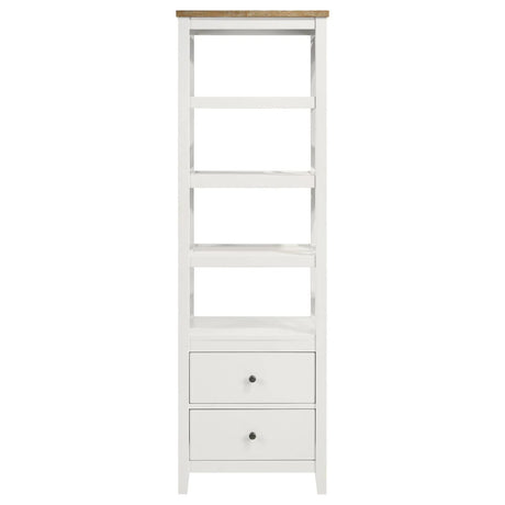 Angela Brown and White 3-piece Entertainment Center With 67" TV Stand by Coaster at Eve Furniture