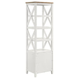 Angela Brown and White 3-piece Entertainment Center With 67" TV Stand by Coaster at Eve Furniture