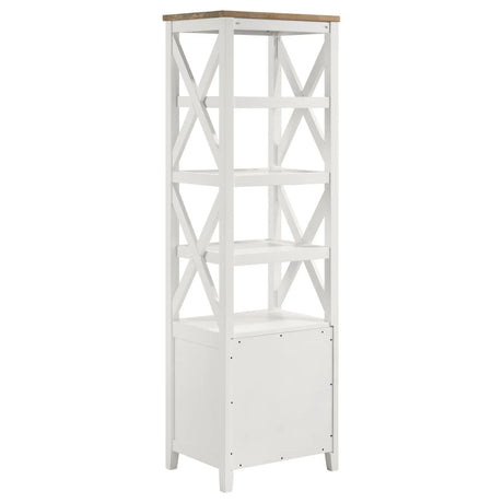 Angela Brown and White 3-piece Entertainment Center With 67" TV Stand by Coaster at Eve Furniture