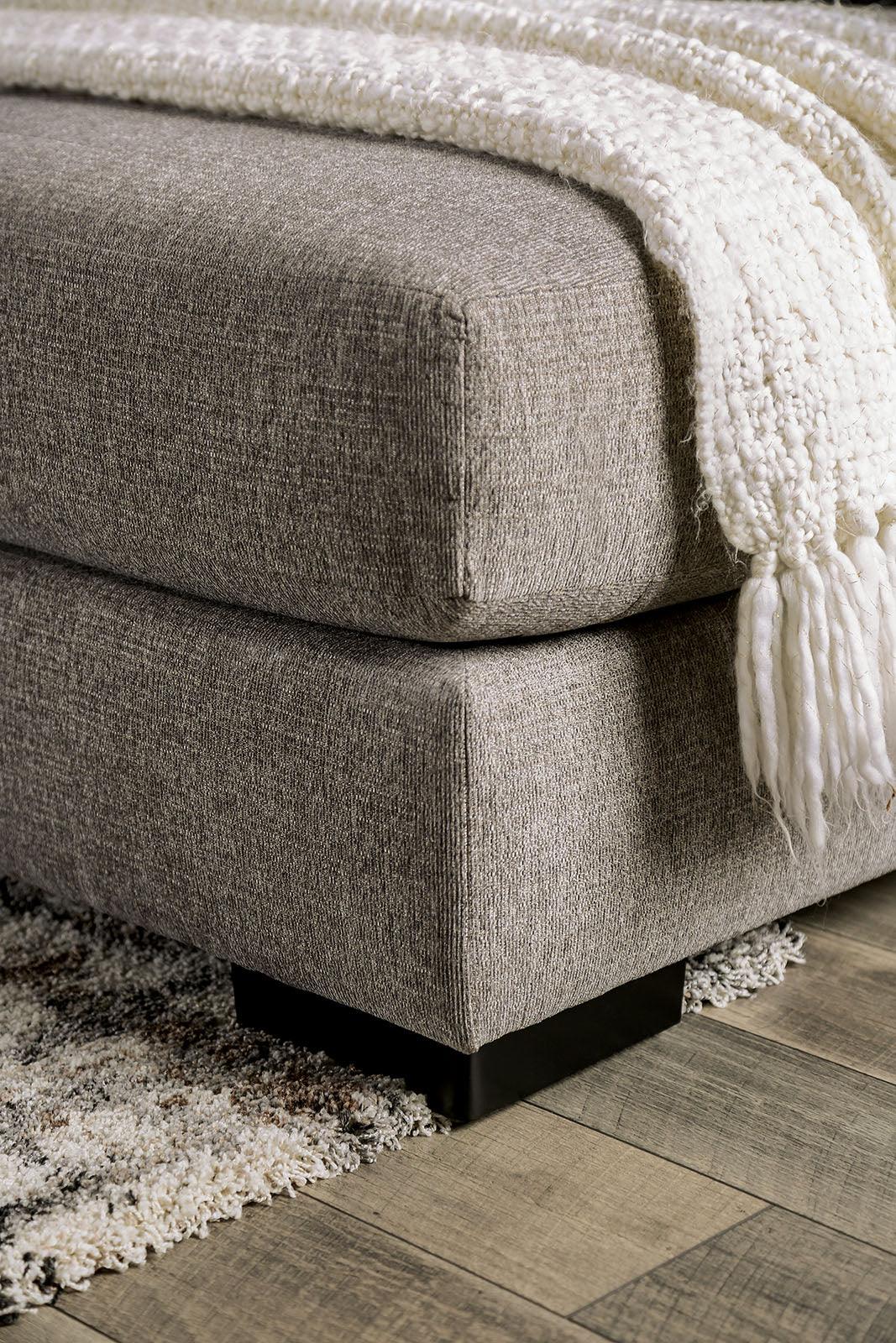 Angelia Light Gray Sectional by Furniture of America at Eve Furniture