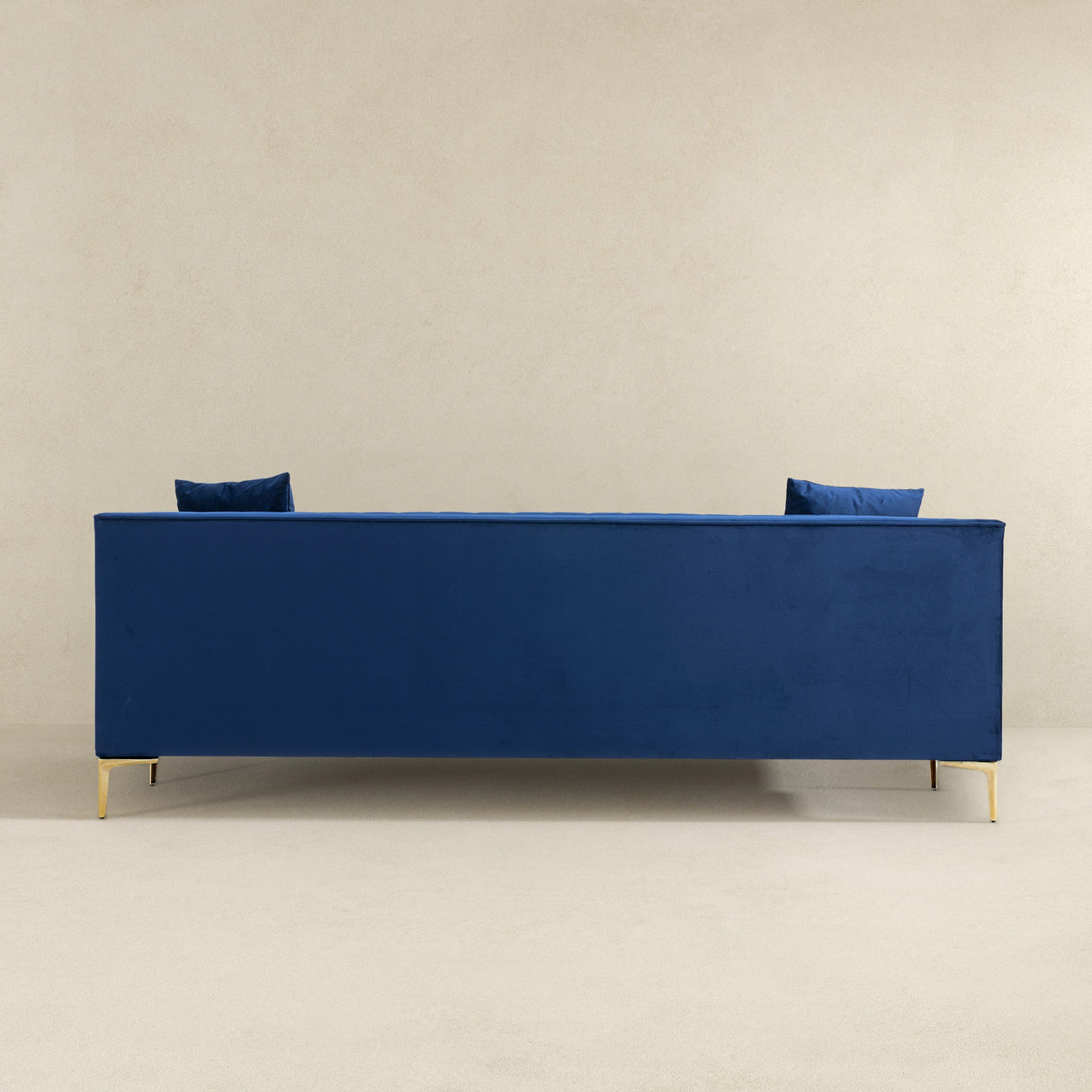 Kendra Dark Blue Velvet Sofa