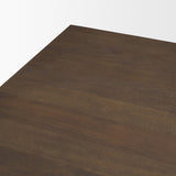 Angeline 96"L x 48"W Extendable Dining Table | Dark Brown Wood | Seats 8-10 by Mercana at Eve Furniture