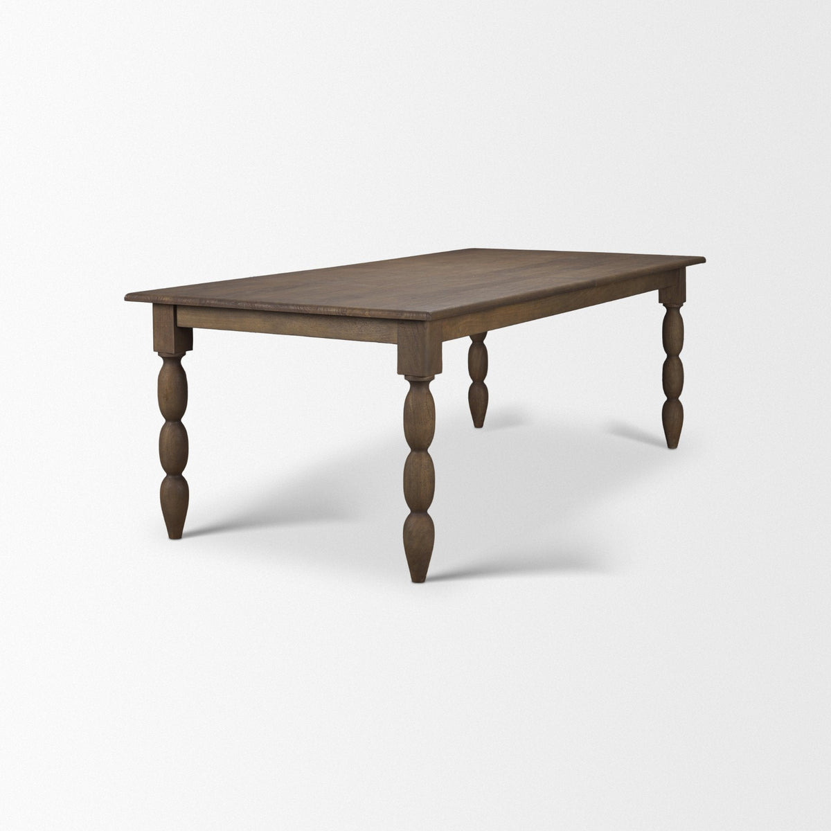 Angeline 96"L x 48"W Extendable Dining Table | Dark Brown Wood | Seats 8-10 by Mercana at Eve Furniture
