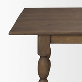 Angeline 96"L x 48"W Extendable Dining Table | Dark Brown Wood | Seats 8-10 by Mercana at Eve Furniture