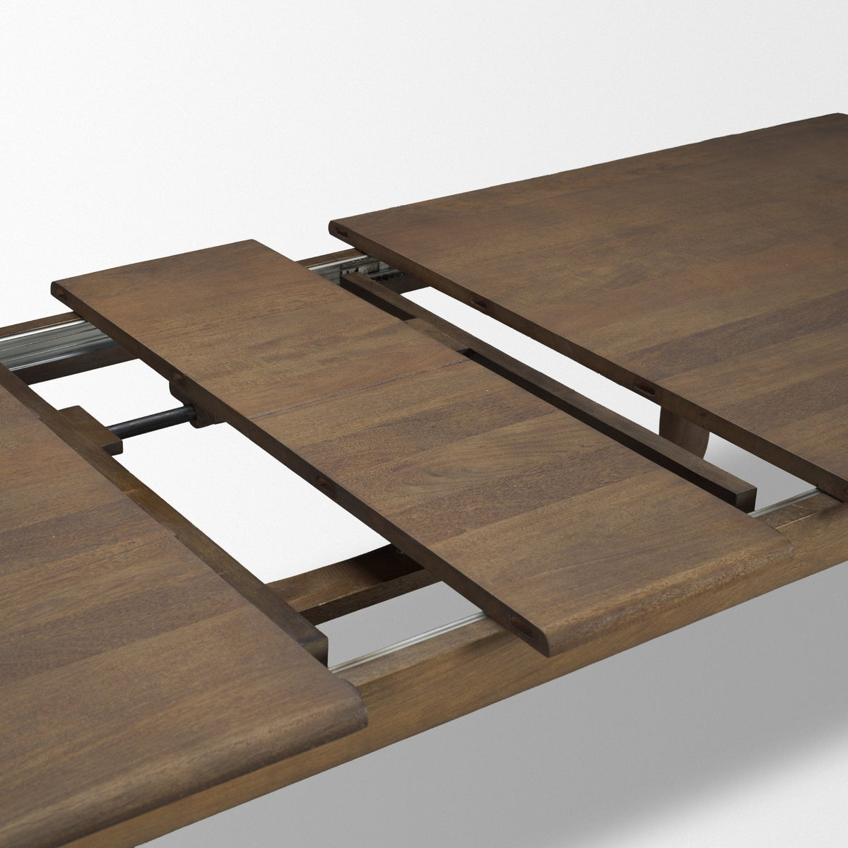 Angeline 96"L x 48"W Extendable Dining Table | Dark Brown Wood | Seats 8-10 by Mercana at Eve Furniture