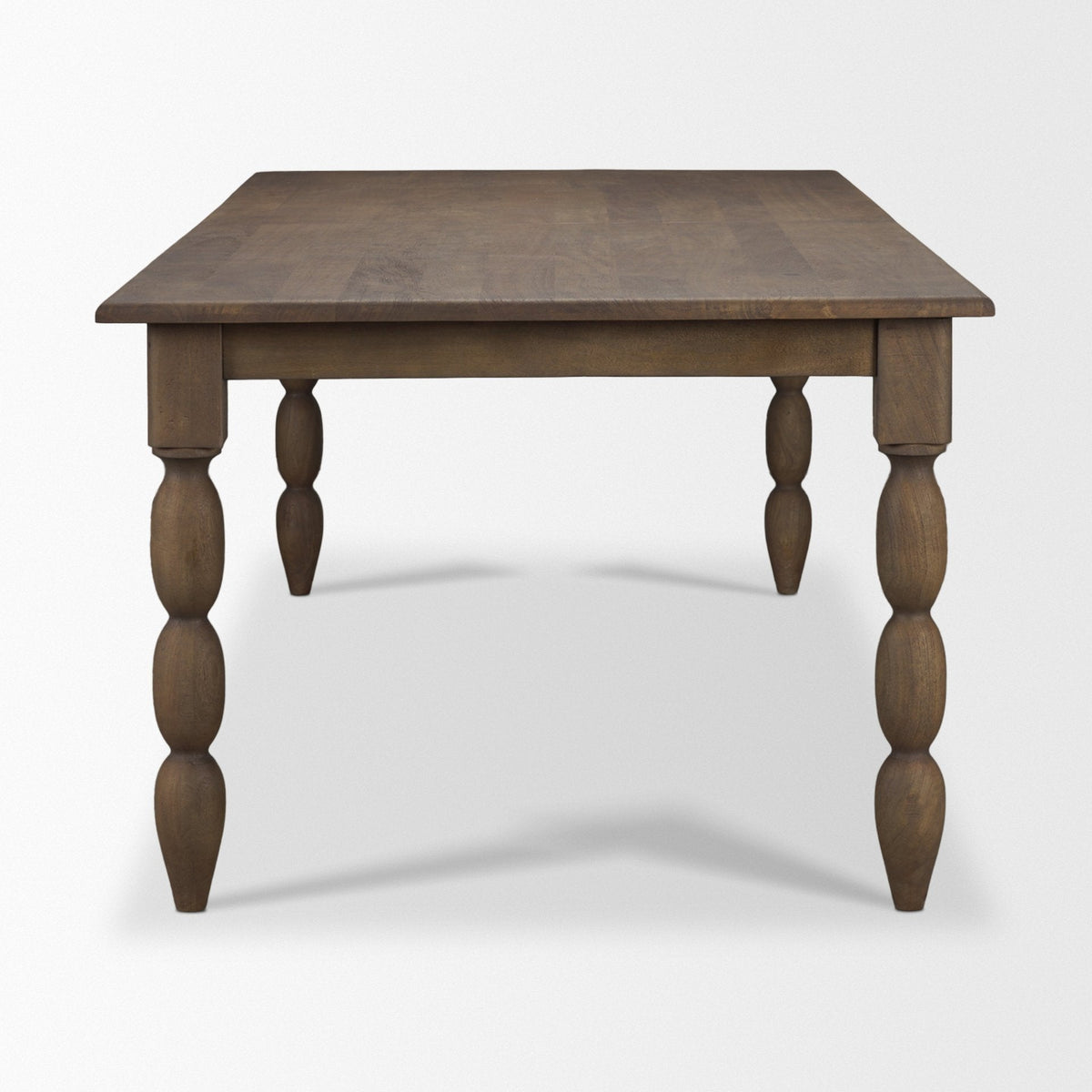 Angeline 96"L x 48"W Extendable Dining Table | Dark Brown Wood | Seats 8-10 by Mercana at Eve Furniture