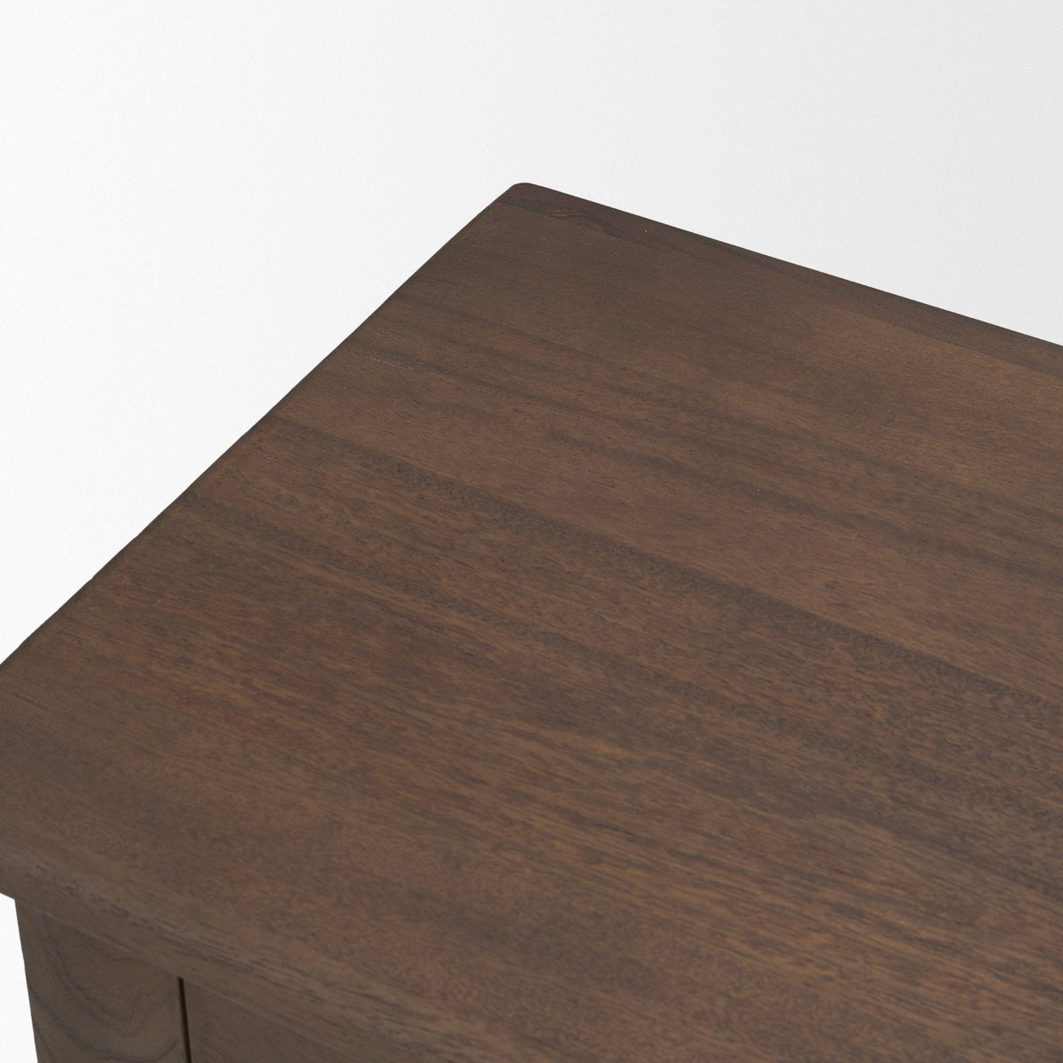 Angeline Spool Turned Console Table | Dark Brown Wood | 2 Drawers by Mercana at Eve Furniture